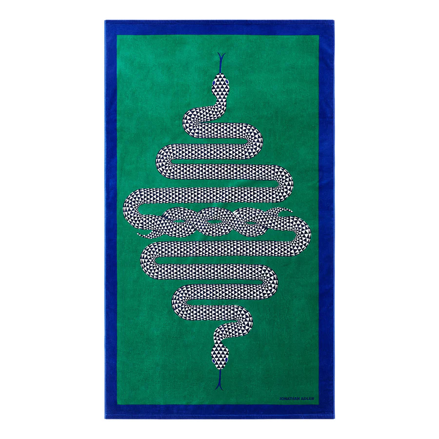 Snake Beach towel by Jonathan Adler to spruce up your pool area.