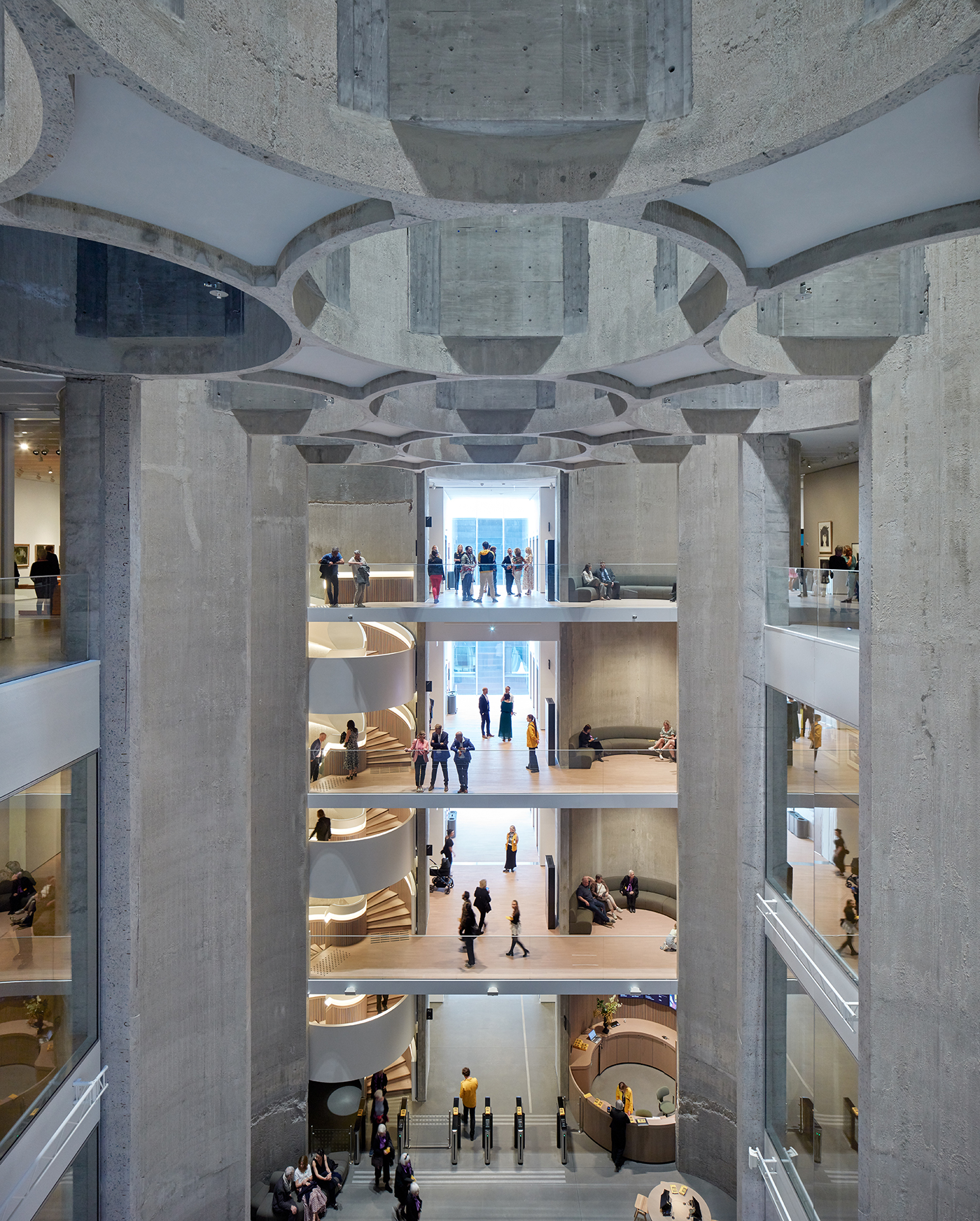 Kunstsilo, a new museum of Nordic Art, a opened in Kristiansand, Southern Norway. The 8,500 square-meter building emerges on the waterfront in the peninsula of Odderøya, and integrates for the first time the Southern Norway Art Museum and the prestigious Tangen Collection of Nordic art.