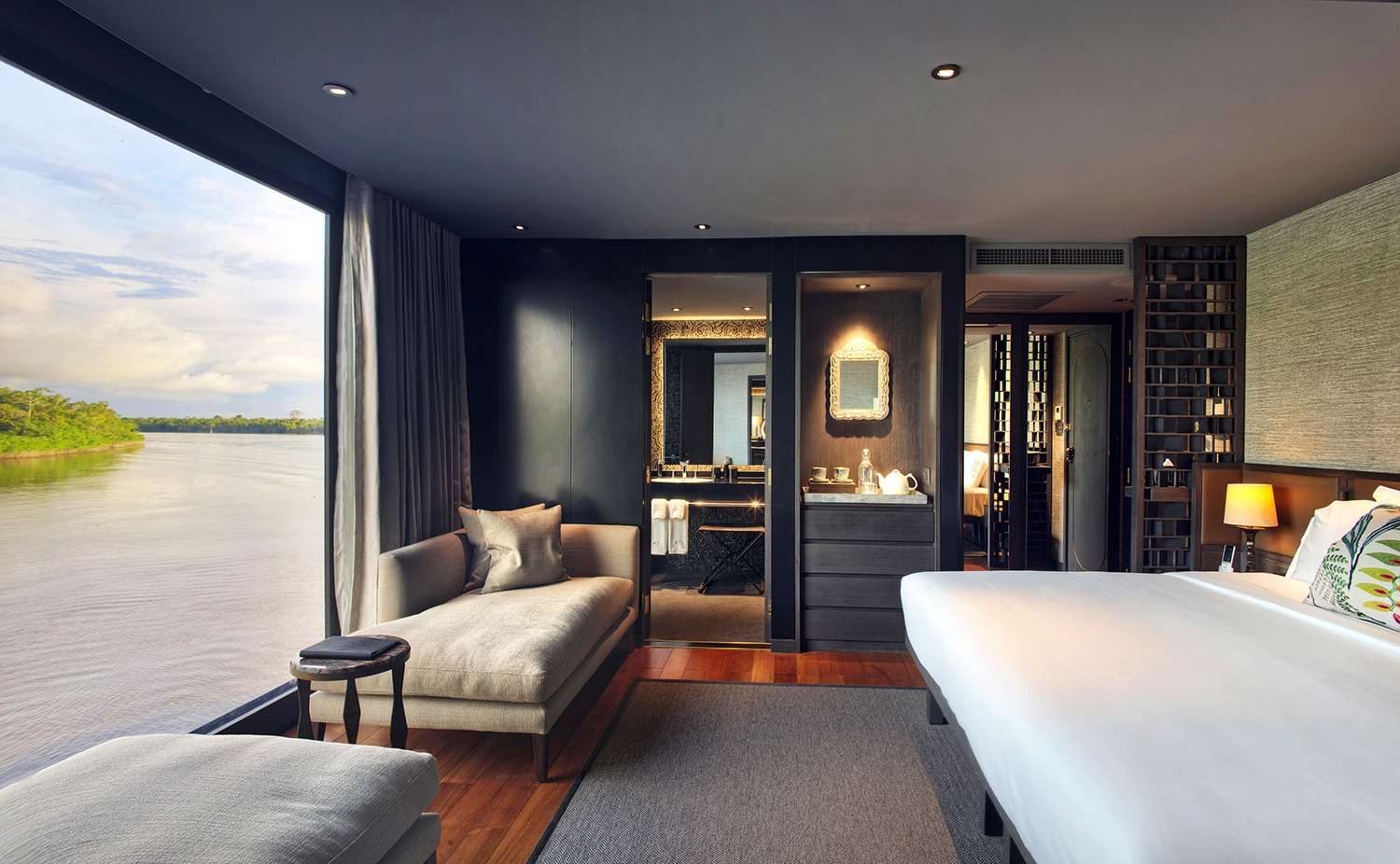 A guest suite on the Aqua Nera, which is one of the 2025 travel destinations.