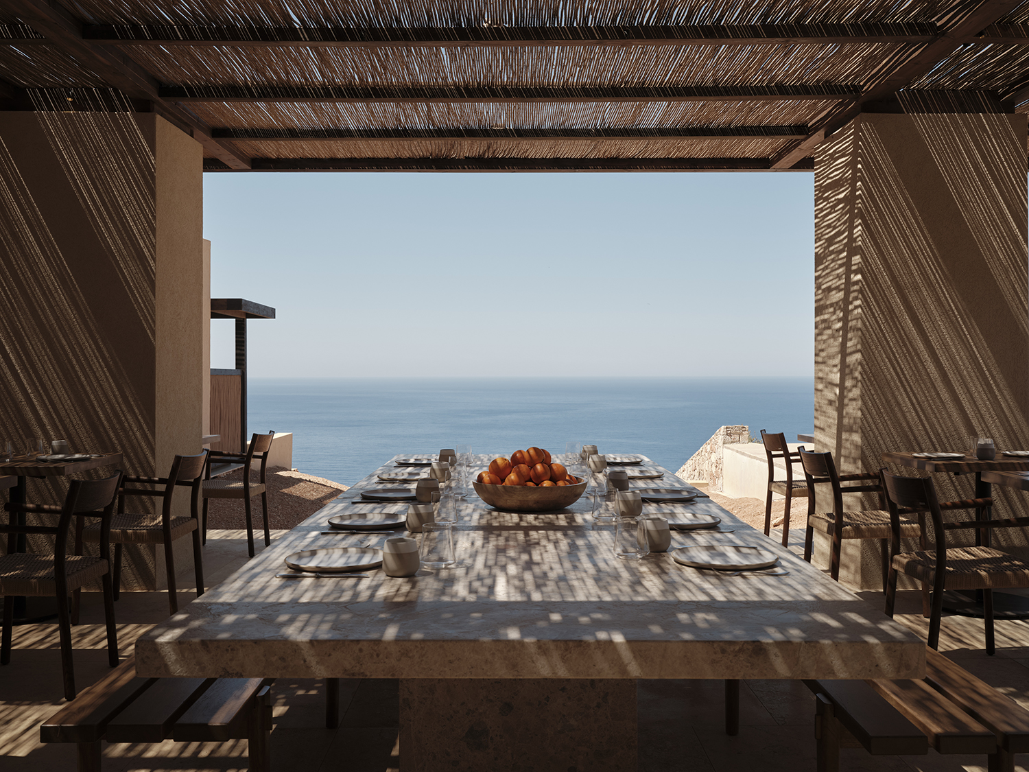 Rustic meets refined at new resort Gundari in Folegandros, Greece.