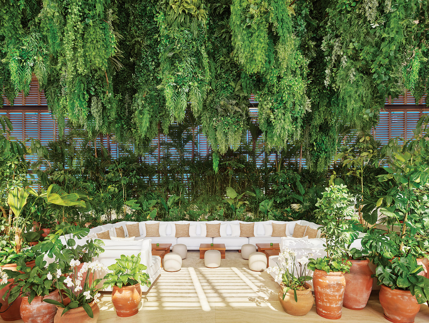 The lobby at the Riviera Maya Edition designed by Rockwell Group.