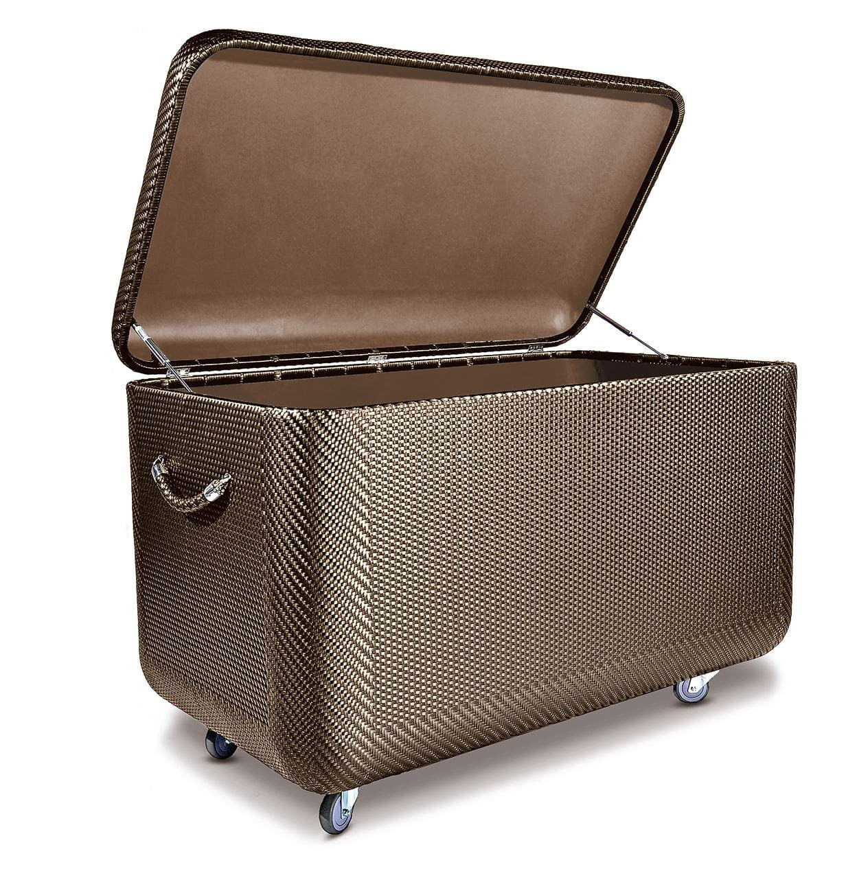 La Malle Cushions Trunk by Lorenza Bozzoli & The Kings for Dedon to spruce up your pool area.