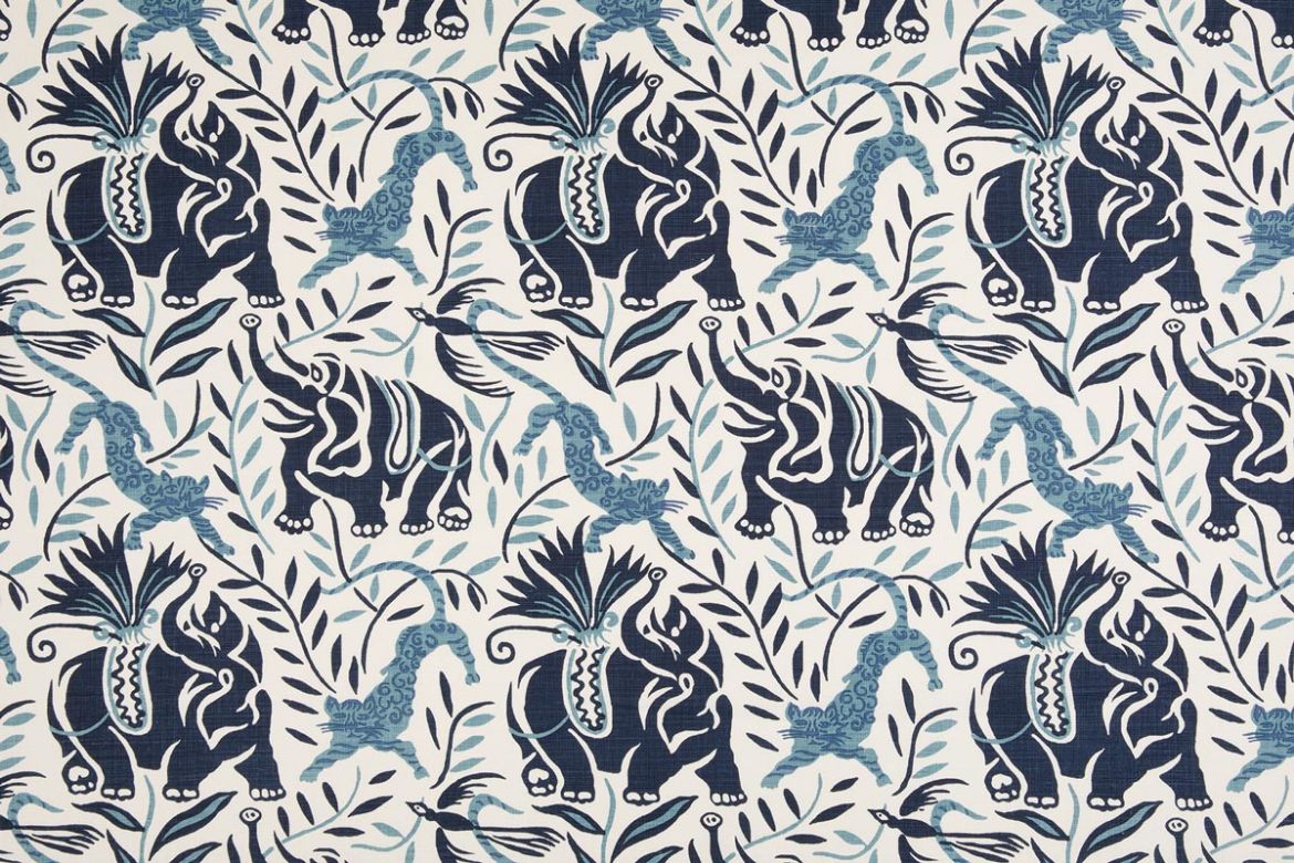 Jeffrey Alan Marks put a La Jungle fabric by Christopher Farr on his shopping list.