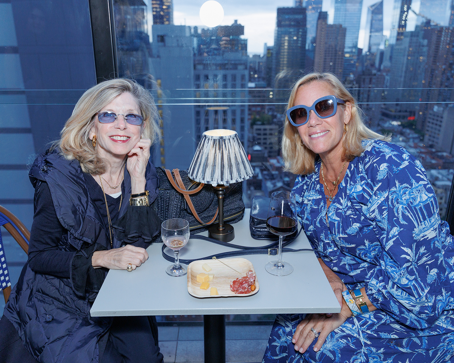 Cindy Lewis and Elaine Heyda of Galerie at the DIFFA Night@the Museum event in New York.