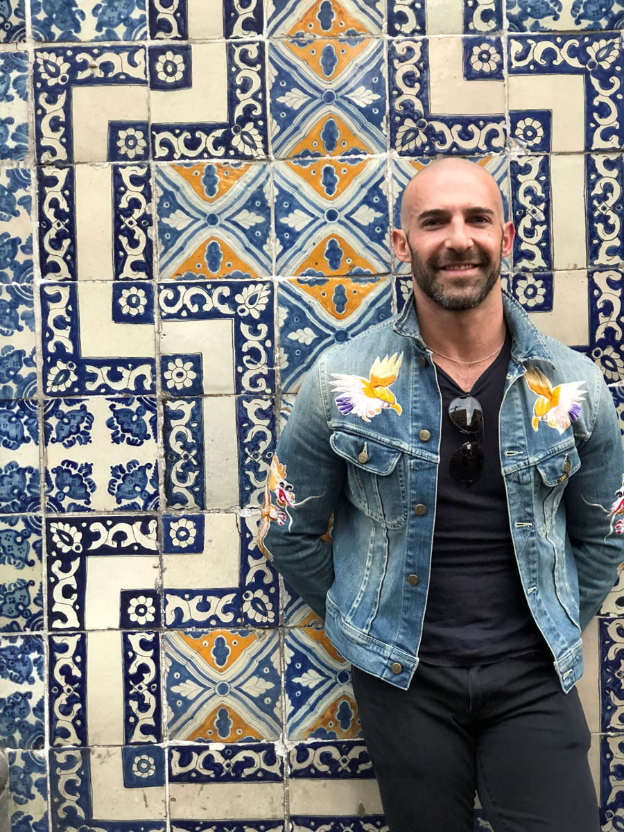 Carlos Huber at Casa de los Azulejos in Mexico City.