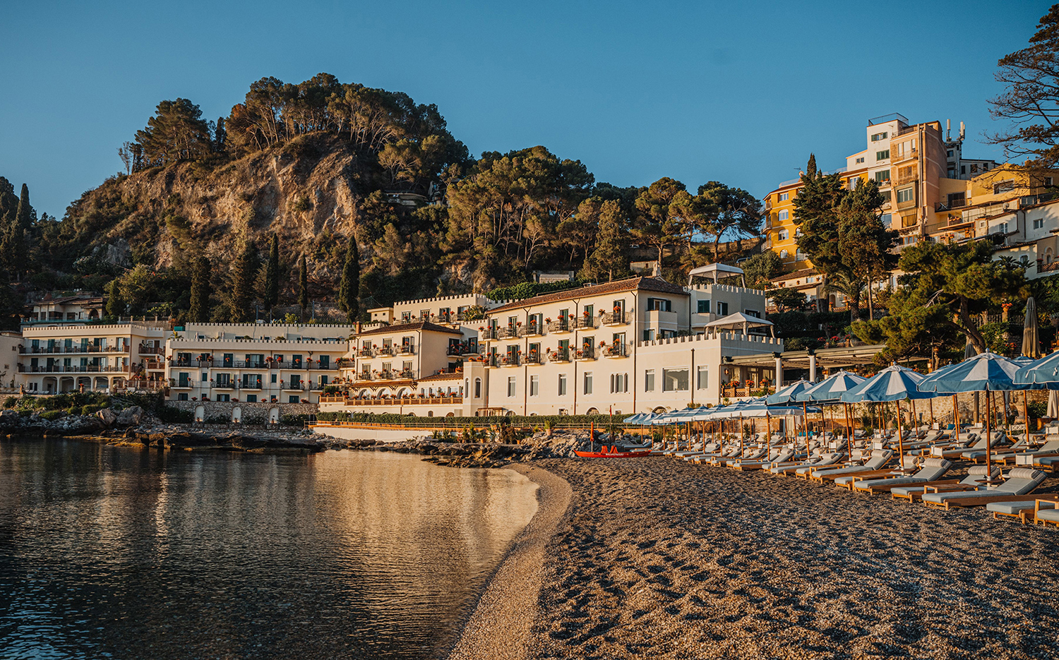 Villa Sant' Andrea, a Belmond hotel, in Taormina Mare, Sicily.