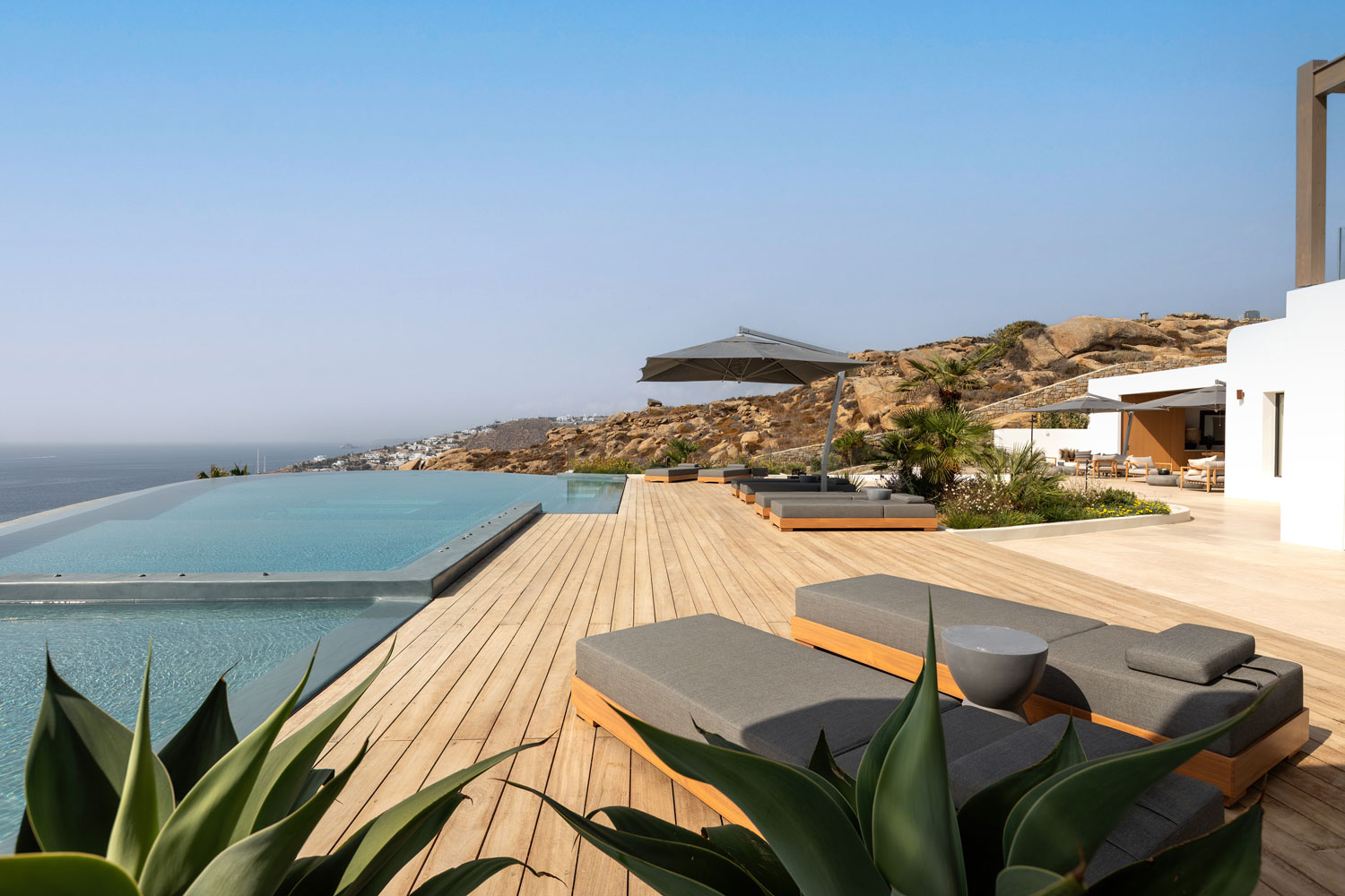 Sofia Bithara, co-founder of Greek women’s fashion chain BSB, recently listed her newly built Mykonos villa for $28 million