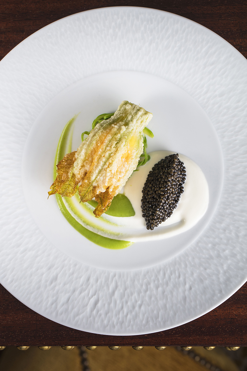 Le caviar et l'oeuf at Les Ambassadeurs by Christophe Cussac in Monte Carlo.