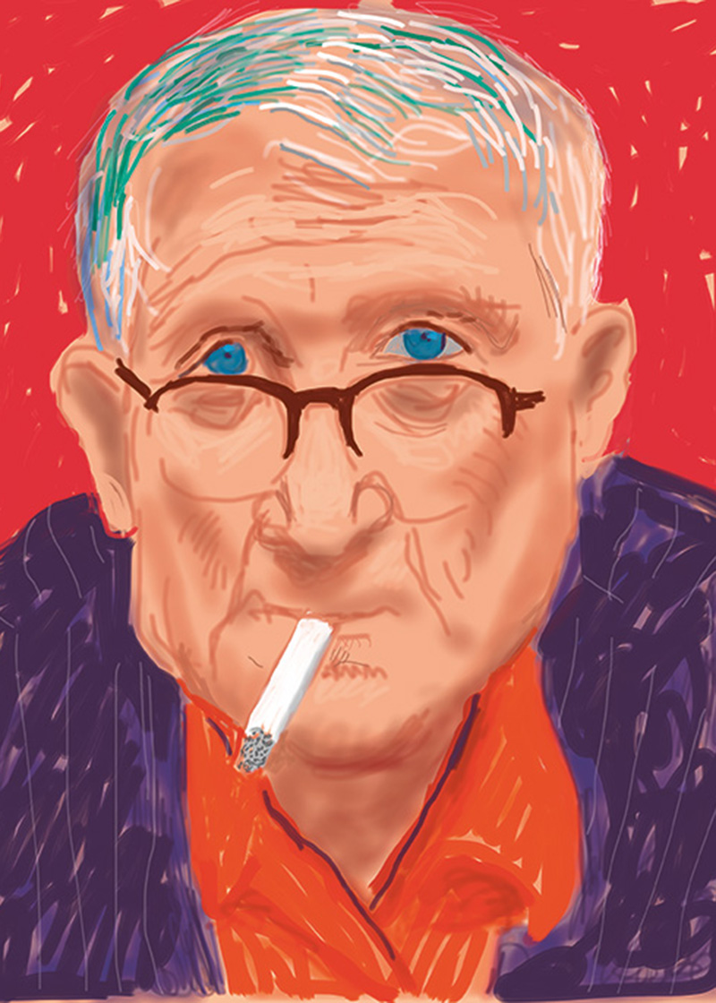 David Hockney, Self Portrait III, (2012).