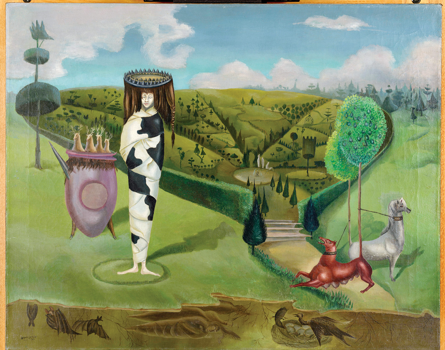 Leonora Carrington's Green Tea (1942), included in the Centre Pompidou's 