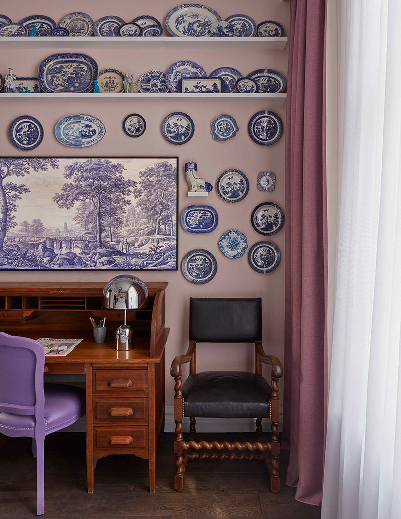 Porcelain Collector's Suite at Pulitzer Amsterdam.