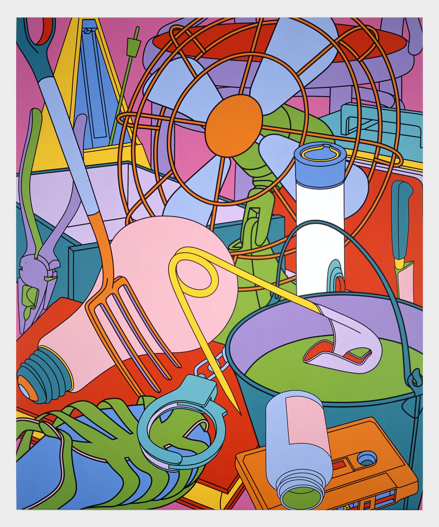 Michael Craig-Martin, Eye of the Storm, 2003, is a must-see during Frieze London.