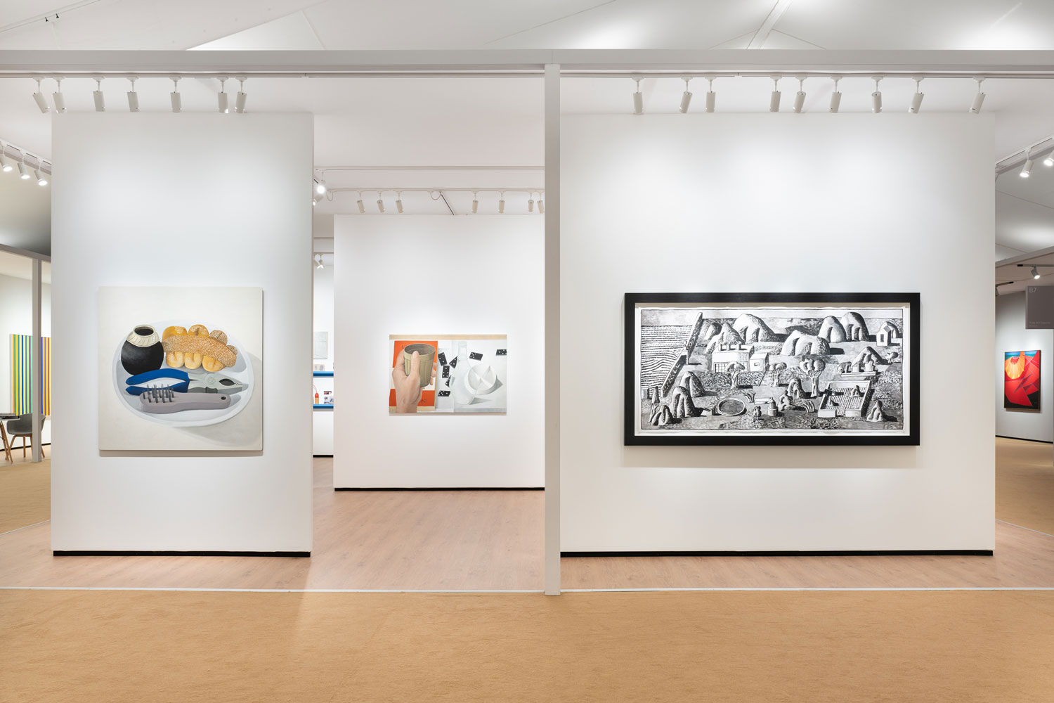 Installation view, Nathalie Du Pasquier, Pace, Frieze Masters, Studio.