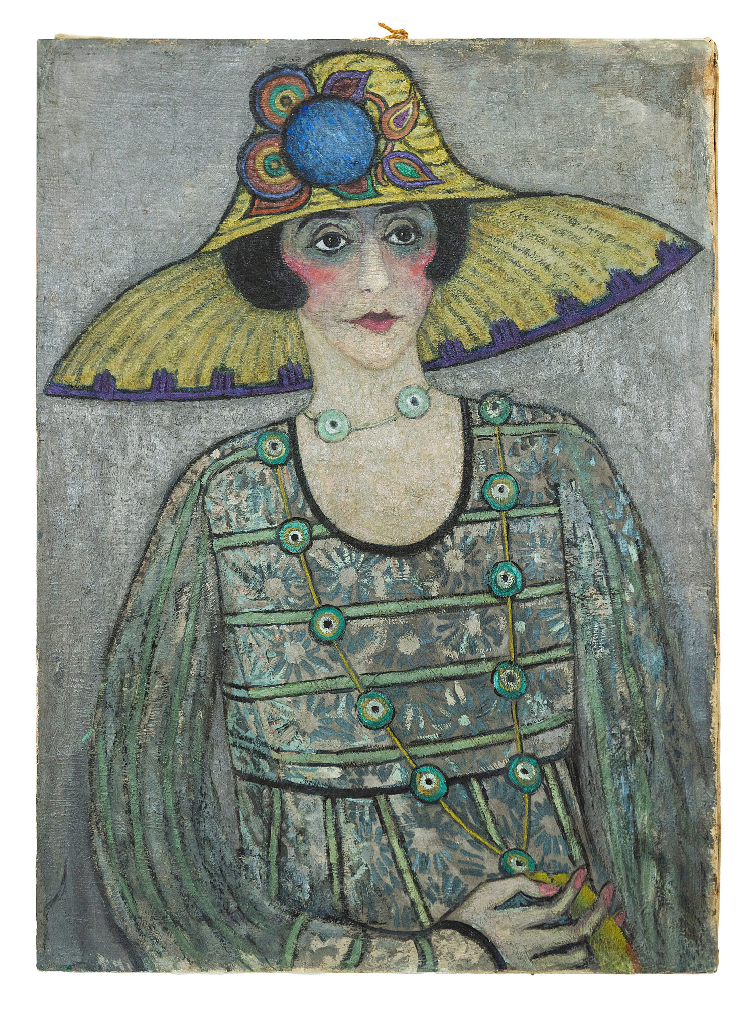 Juliette Roche, Femme au chapeau, c. 1920.