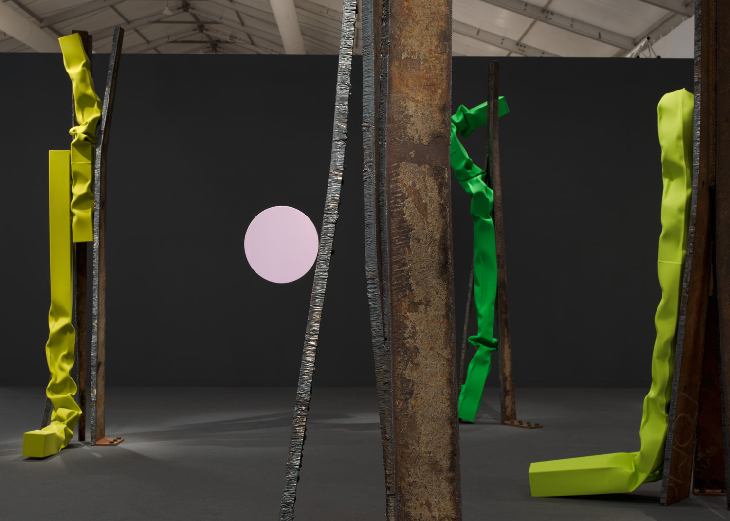 Installation view, Carol Bove, Gagosian, Frieze London.