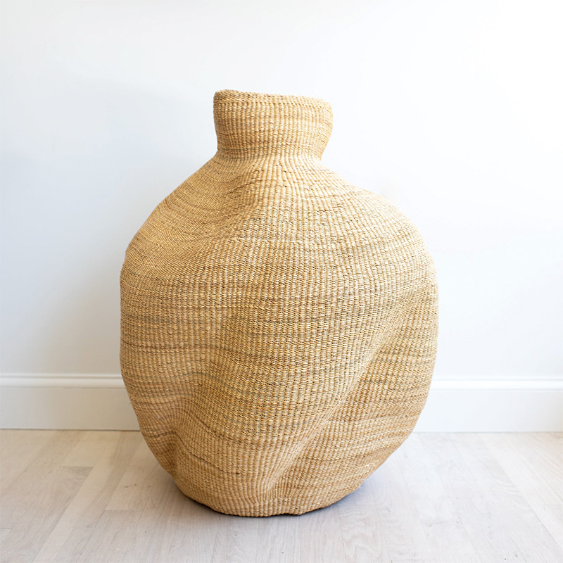 Slow Wave Vase 1 by The Baba Tree Basket Co. from Anyon Atelier.