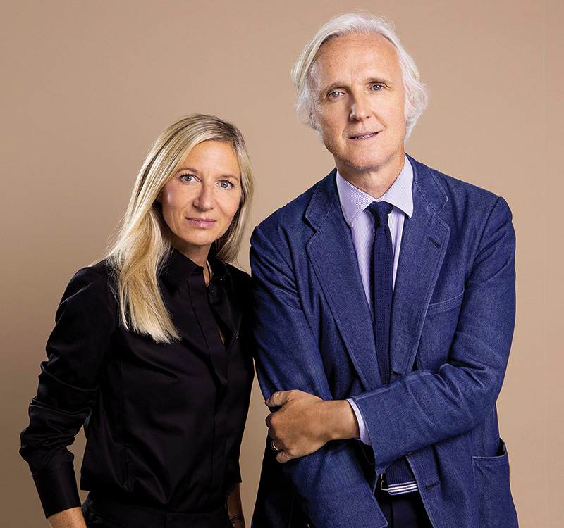 Charlotte Macaux Perelman and Alexis Fabry, co-artistic directors for the home at Hermès.