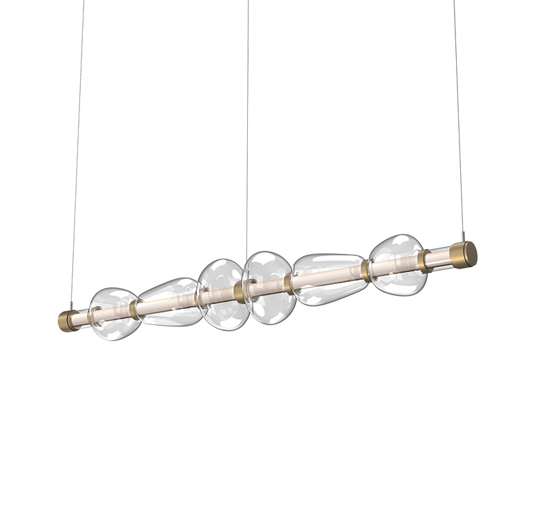 Bolla Mandrel chandelier by Hammerton Studio.