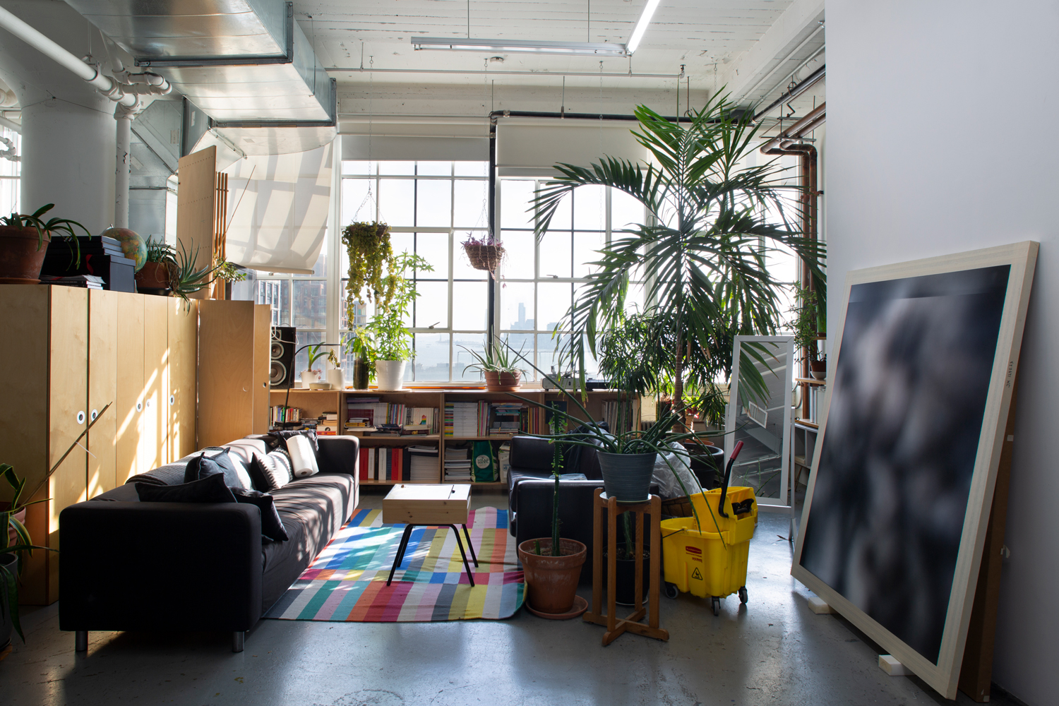 Julie Mehretu’s Chelsea Studio.