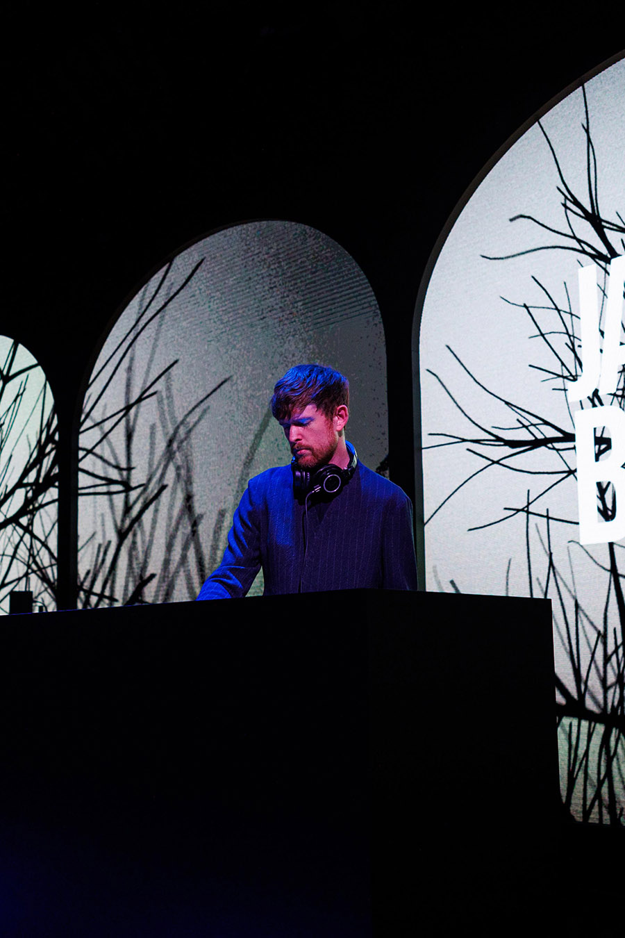 James Blake also entertained an international roster of superstars at the show.