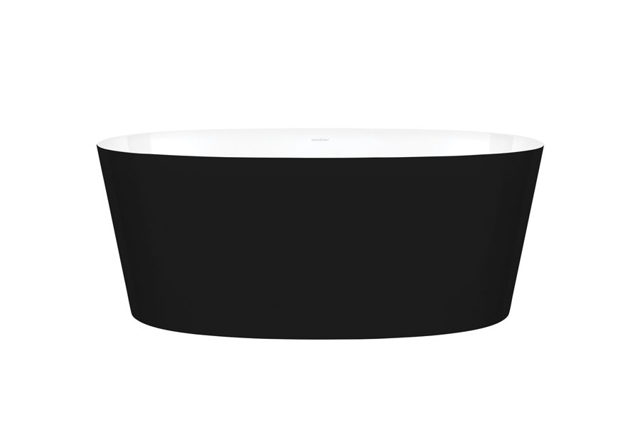 Freestanding Soaking Bathtub with No Overflow Hole by Victoria + Albert.