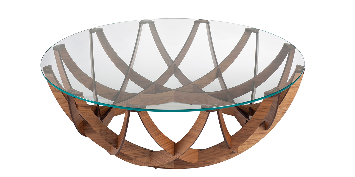 Cestello Bois cocktail table by Gabriel Fedele for Roche Bobois.