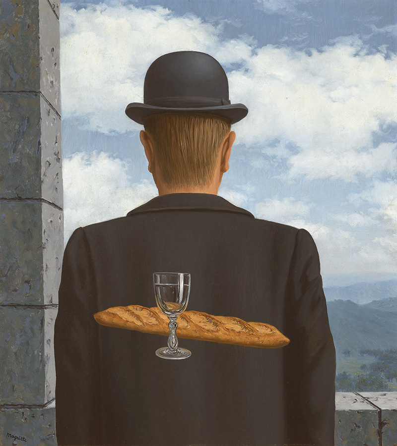 L'ami Intime (The intimate Friend) (1958) by René Magritte, from Christie's London Surrealist sale in March.