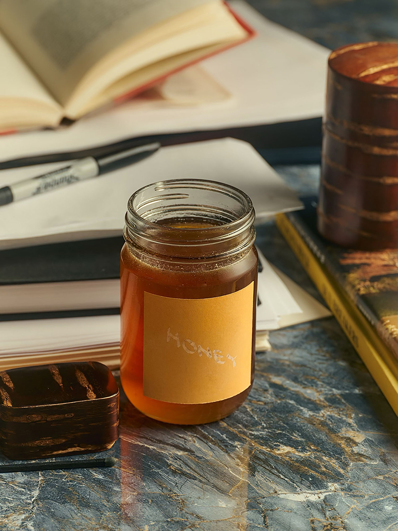 Ed Ruscha honey from Flamingo Estate.