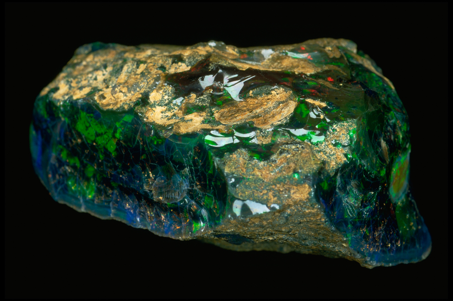 Photograph of the Roebling opal