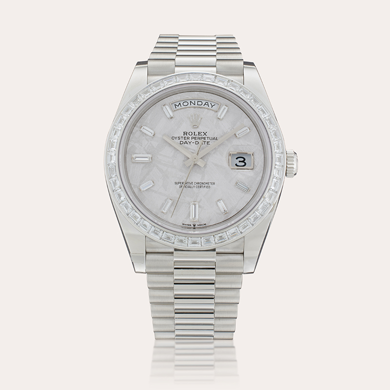 Tom Brady's Rolex Reference 228396TBR, presumed to achieve $80,000 to $120,000 in Sotheby's December 10 evening sale.