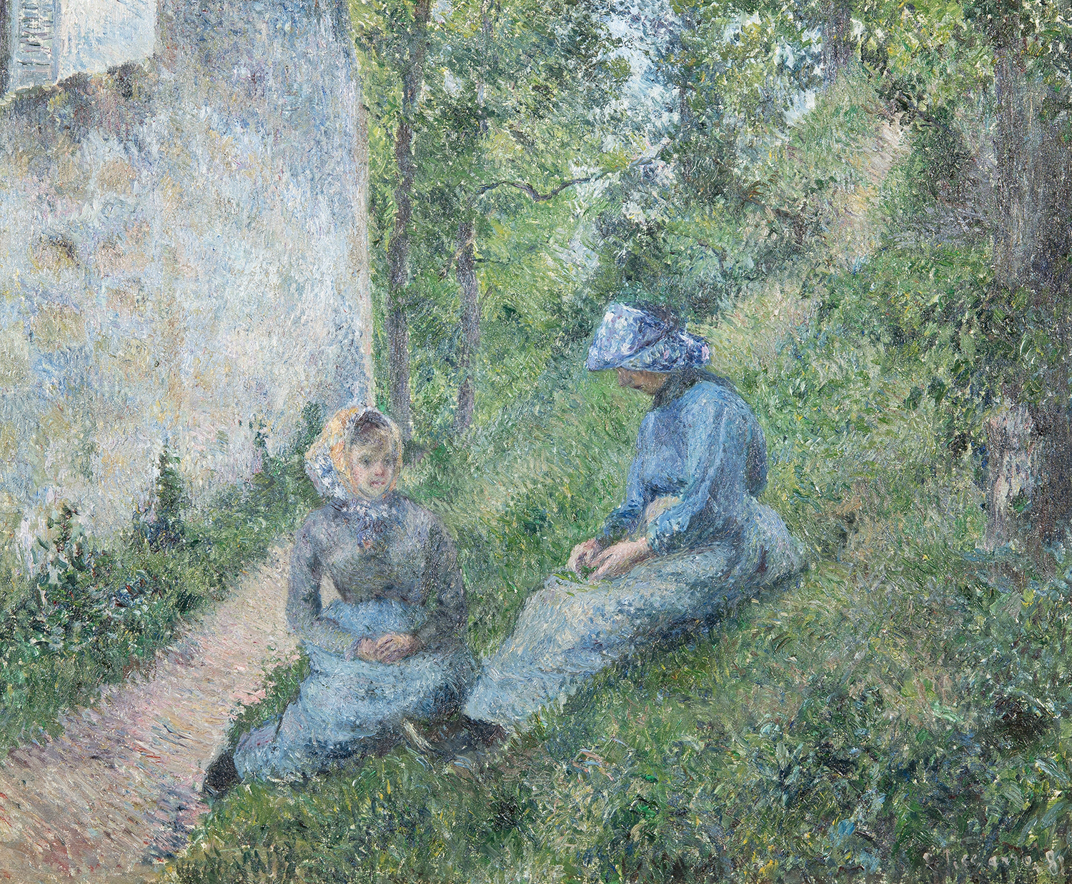 STERN PISSARRO - Paysannes assises causant