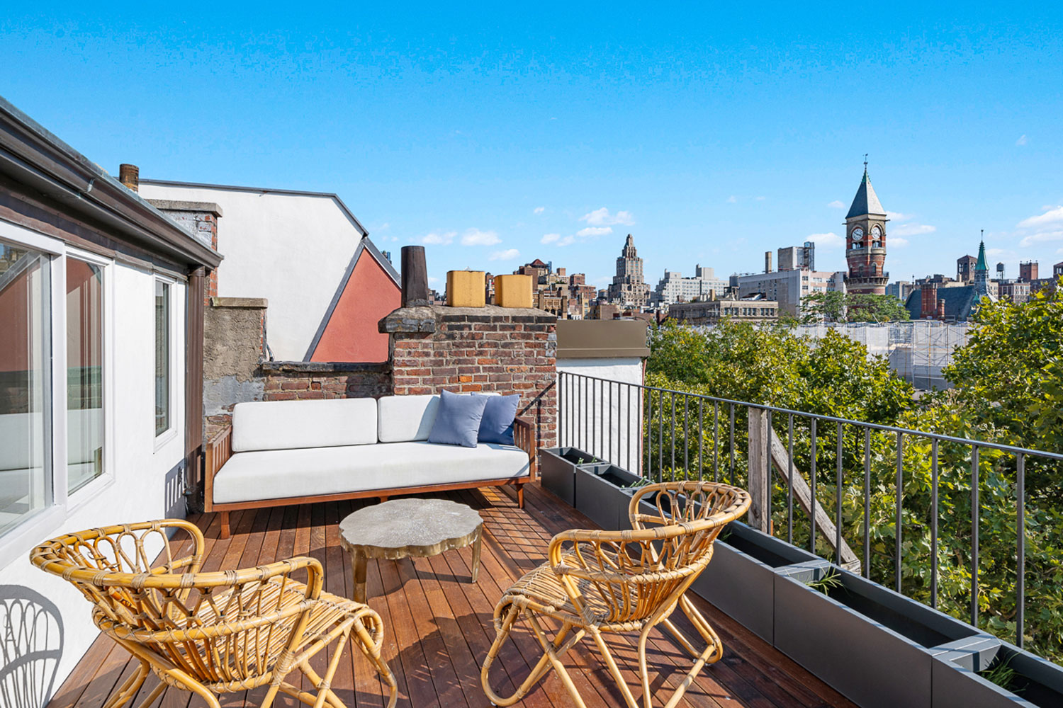 West Village listing terrace