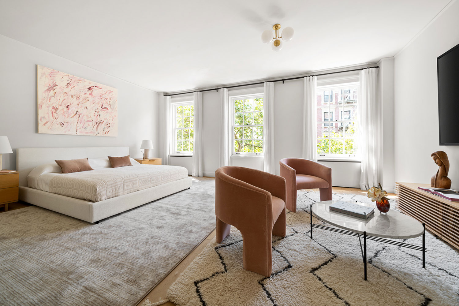 The West Village home has five bedrooms