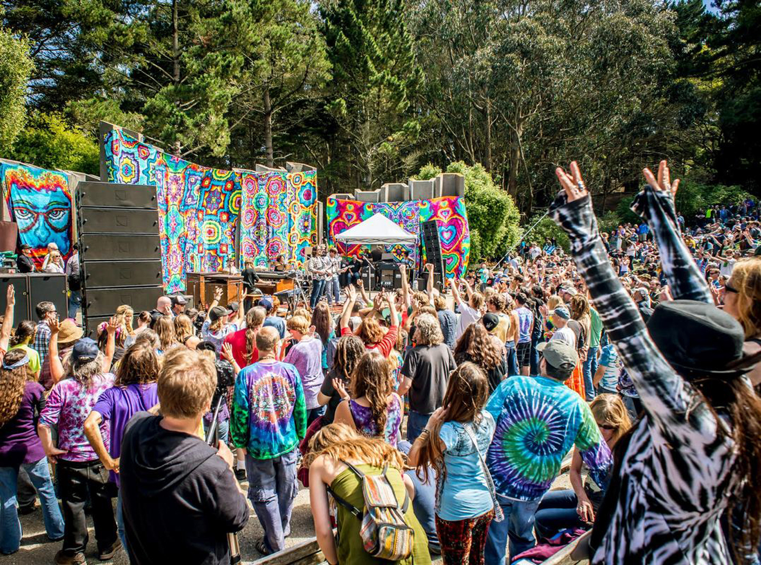 Dominique Crenn recommends the Jerry Garcia Amphitheater.