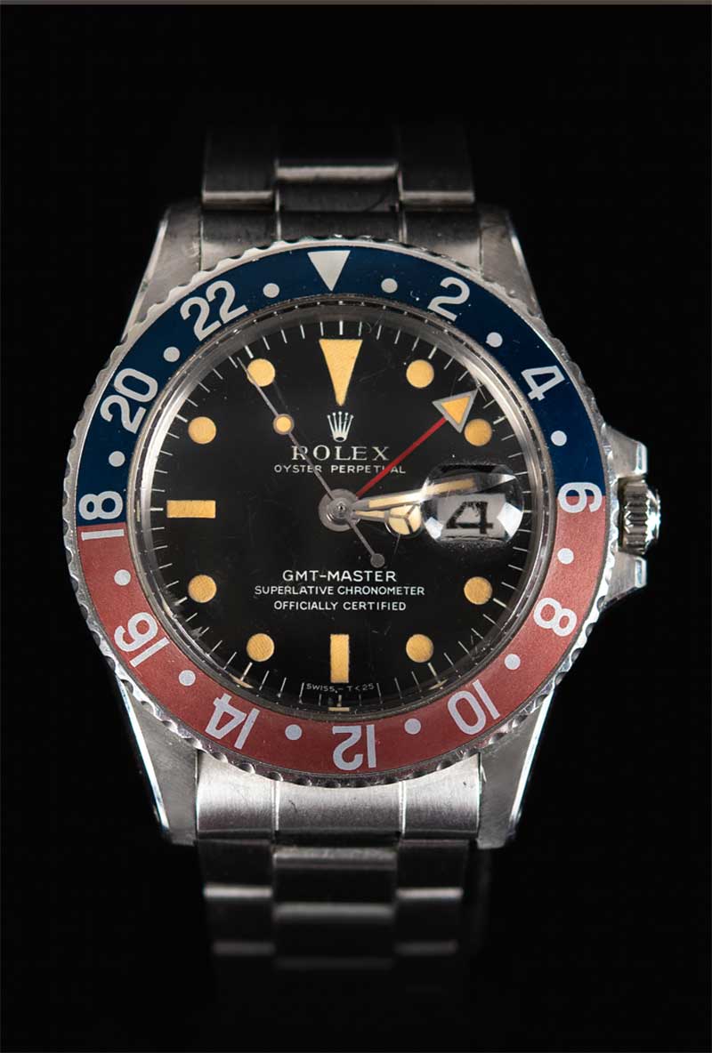 A rare Rolex GMT-Master worn by Edgar Mitchell on Apollo 14.