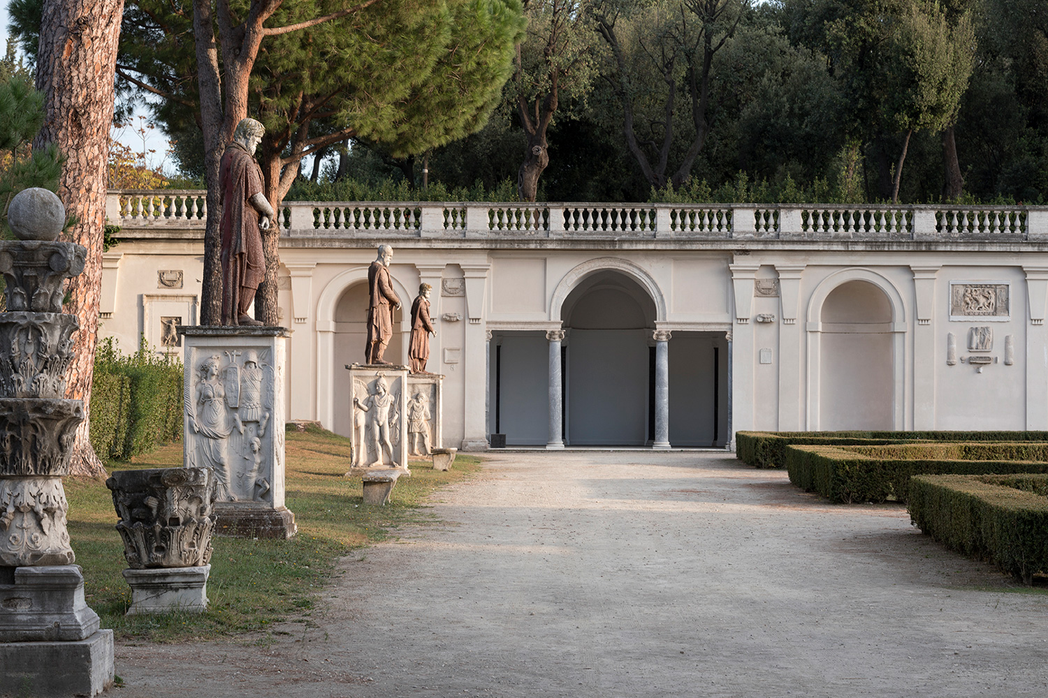 Gardens at Villa Medici.