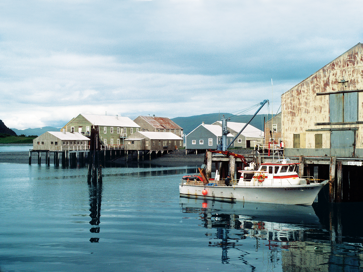 The quaint city of Kodiak, Alaska.