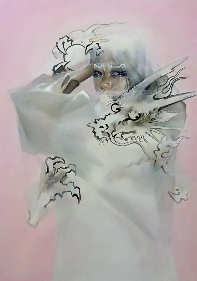 Song Kun, Self-Portrait: Dragon Girl, 2024