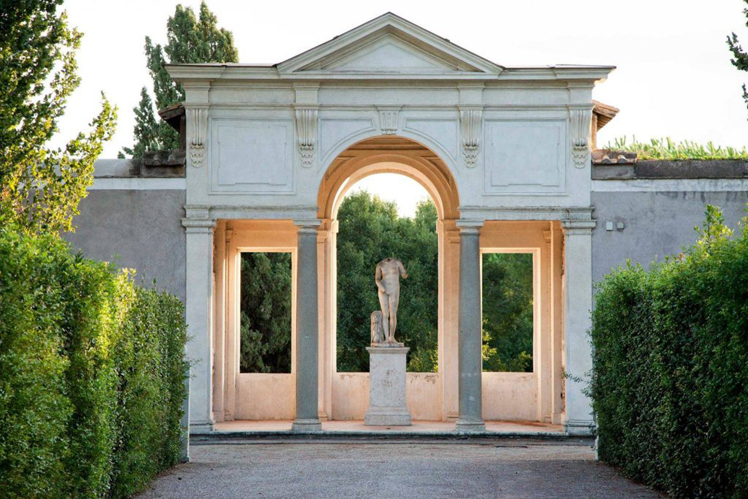 Loggia di Cleopatra at Villa Medici.