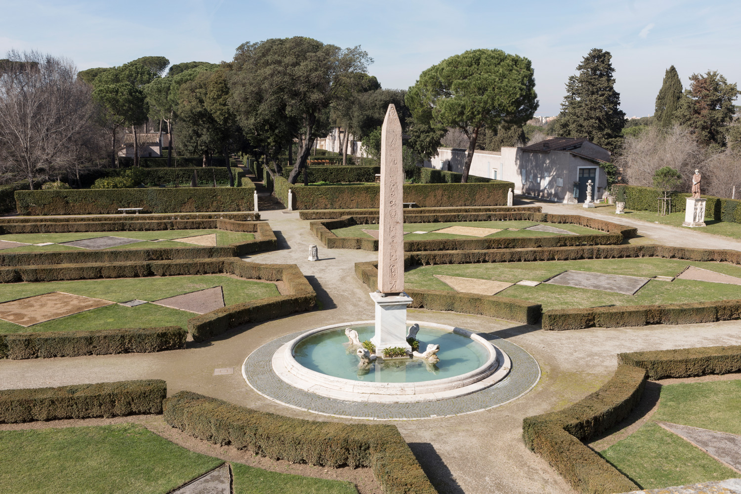 Gardens at Villa Medici.