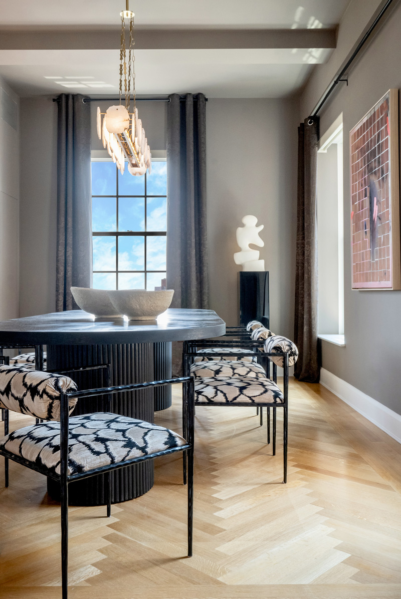 Dining room at 18 Gramercy Park South.