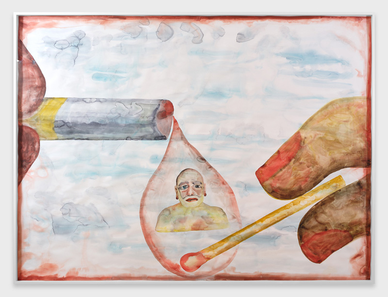 Francesco Clemente, Cigarette, 2024.