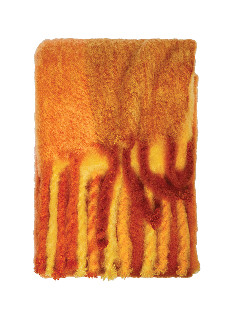 Valmu handwoven mohair blanket by Lena Rewell from ABASK.