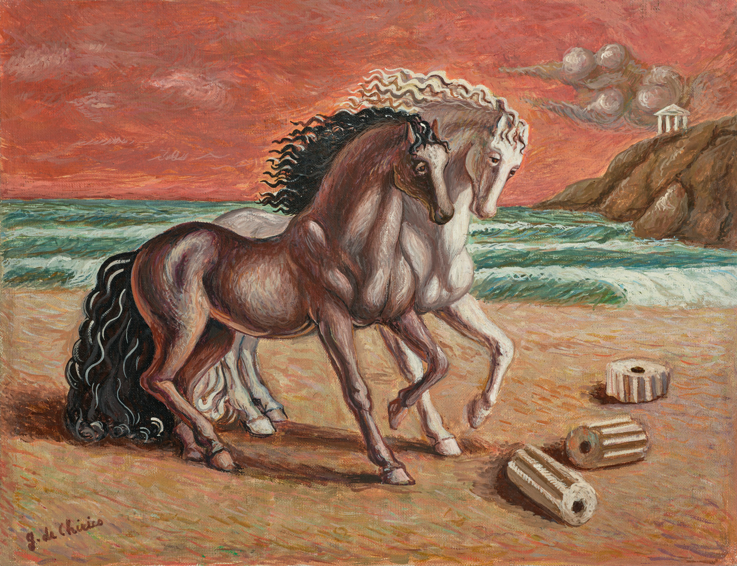 Giorgio de Chirico, Cavalli Antichi.