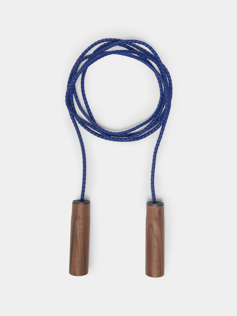 Braided Leather Jump Rope by Giobagnara x Poltrona Frau from ABASK.