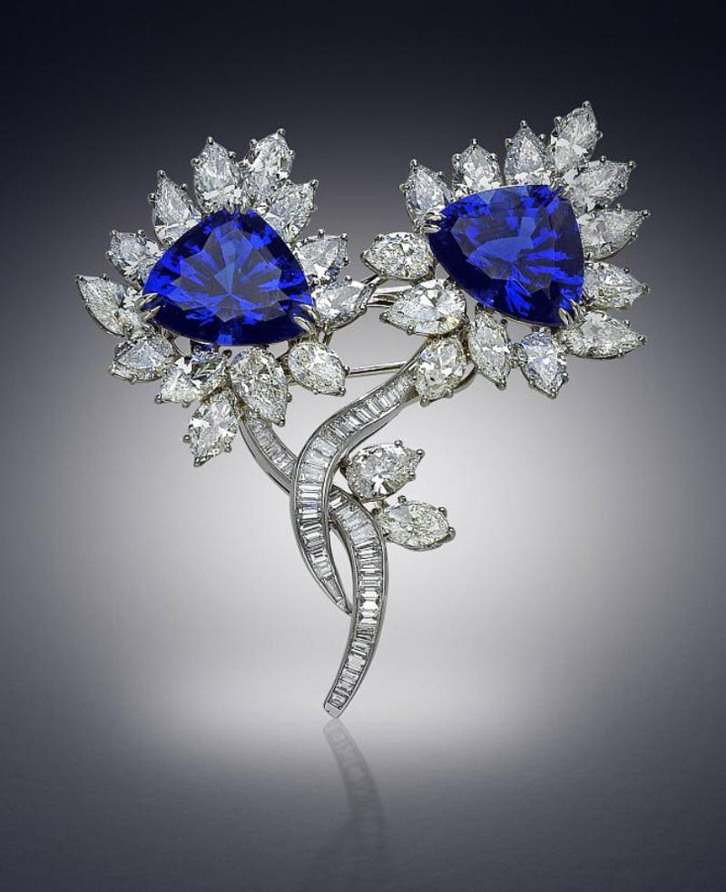 Petersen Tanzanite Brooch.