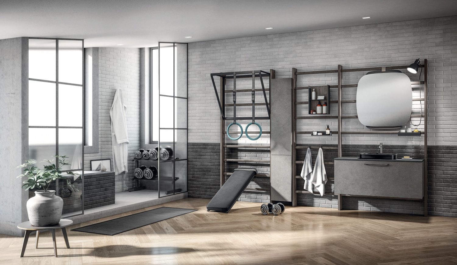 Gym Space by Scavolini 