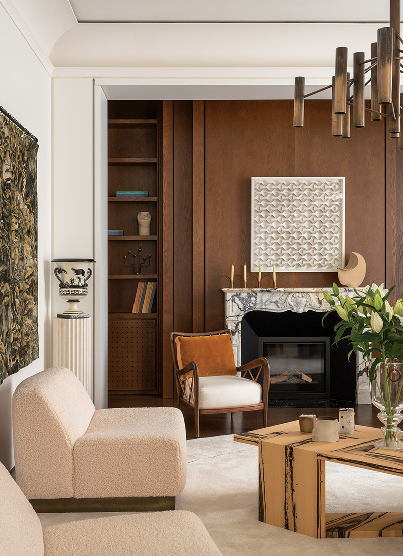 Tala Fustok conceived this sitting room in Paris.