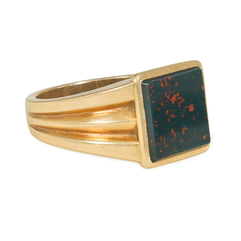 Tiffany Retro Bloodstone Signet Ring from Kentshire.