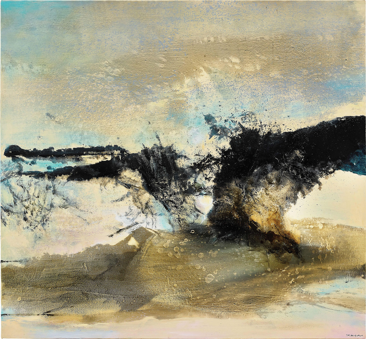 One of the greatest 20th- century Chinese artists, Zao Wou-Ki conjured mesmerizing canvases that meld the traditional Eastern landscape painting of his heritage with the abstract techniques he absorbed in the West. Zao was considered a national treasure in France, where he immigrated in 1948, and his work was as red-hot in 1960s New York as it is today. This masterpiece, 04.08.98 (1998), is one of two lots by the artist included in Sotheby’s Modern & Contemporary Art sale in Hong Kong in November.